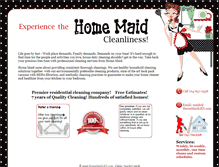 Tablet Screenshot of homemaidlkn.com